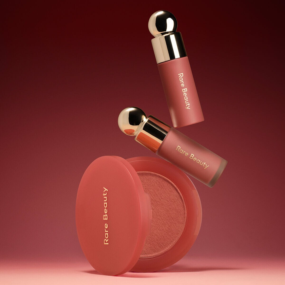 Kit Blush E Batom Liquido Rare Beauty Soft Pinch Cheek & Lip Trio